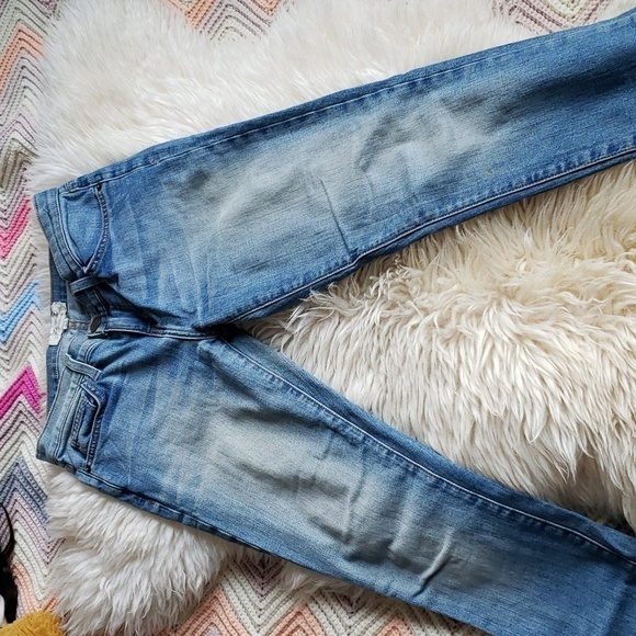 CURRENT/ELLIOT the stiletto size 25 denim blue jeans - Picture 9 of 16